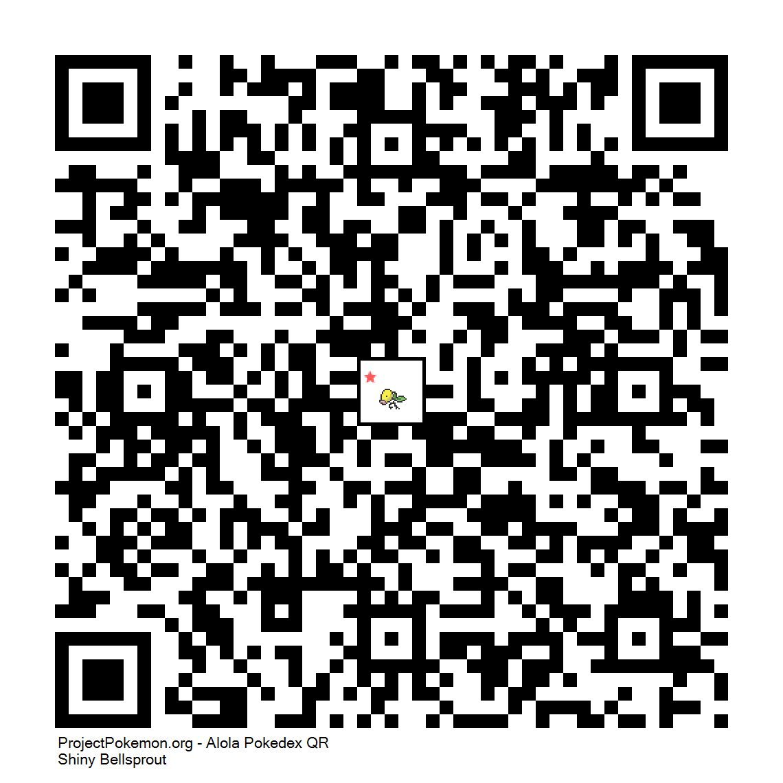Cdigo QR de Bellsprout variocolor